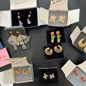 Vintage AVON Earrings- 12 pair